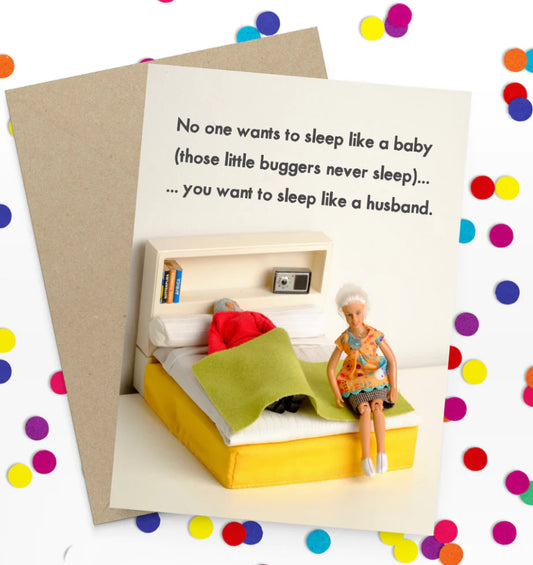 Card | Sleep like a Husband