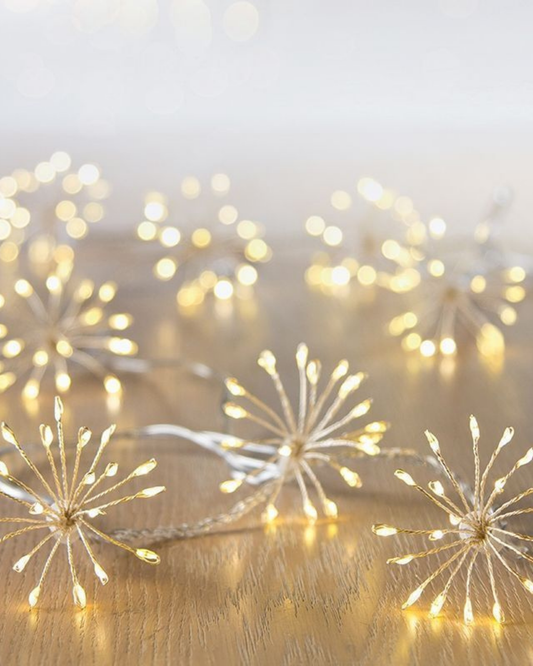 Mini Starburst Garland 1.5m Battery operated