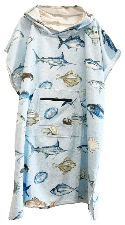 NZ Fishing Club Towel Hoodie | Large