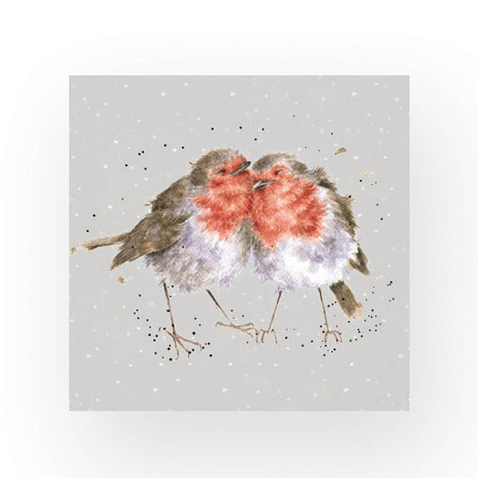 Wrendale Christmas Napkins | Robin