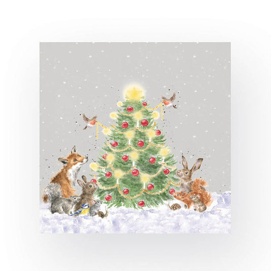 Wrendale Christmas Napkins | Woodland Animals