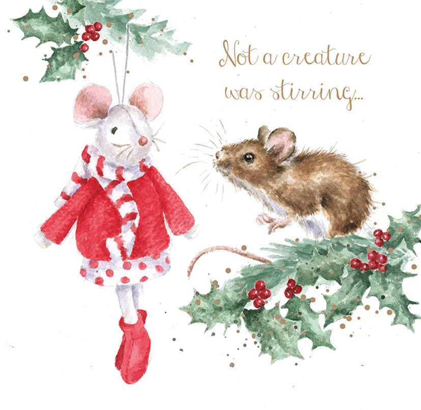 Wrendale Luxury Christmas Cards | Not a creature
