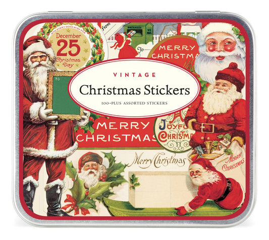 Cavallini & Co - Vintage Santa - Christmas Stickers