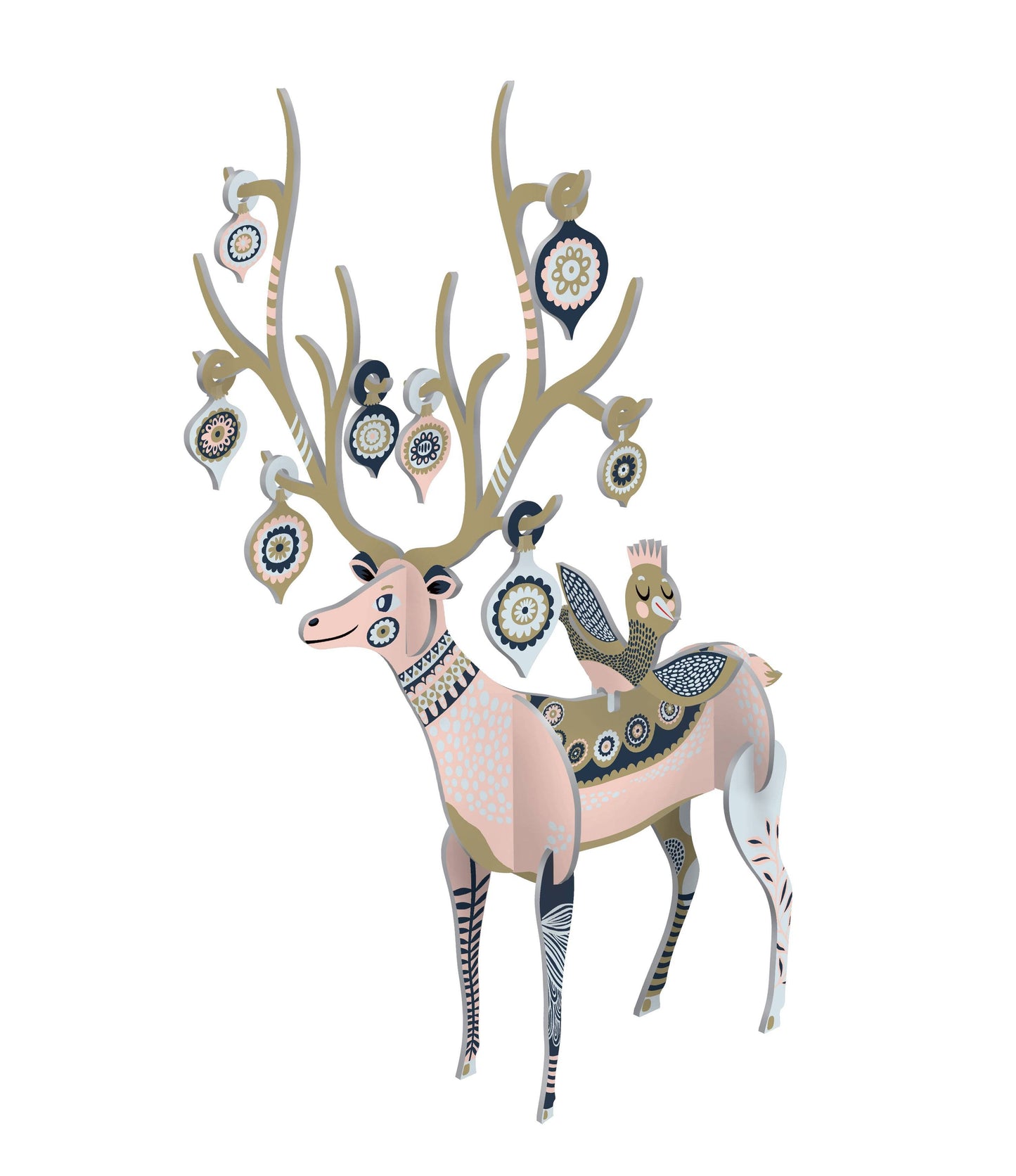 Roger La Borde - Folksy Reindeer Small - Christmas Pop & Slot