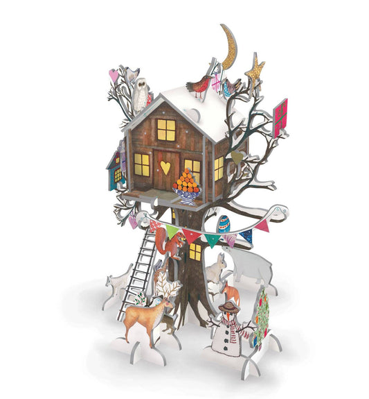 Roger La Borde - Treehouse Pink - Christmas Advent Calendar Pop & Slot
