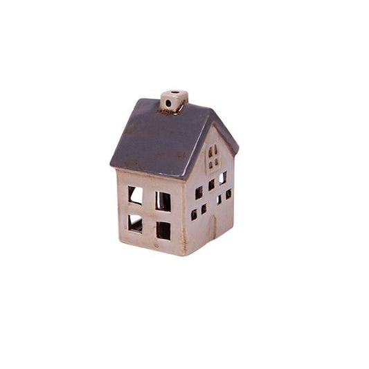 Villa Tea Light House Grey White | PRE ORDER