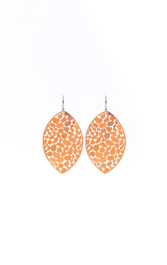 Amber Tan Earrings