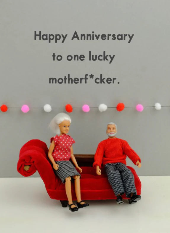 Card | Happy Anniversary "Lucky MF"