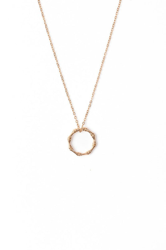 Bamboo Rose Necklace