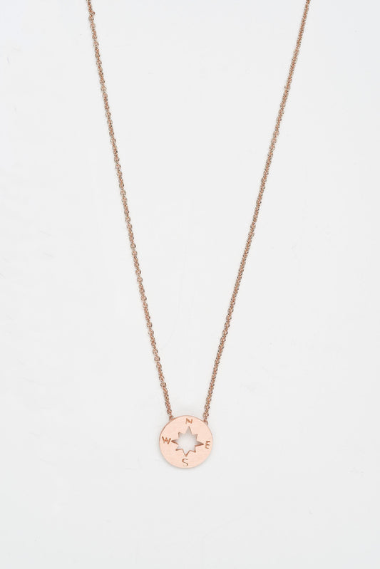 Bearing Rose Gold Necklace