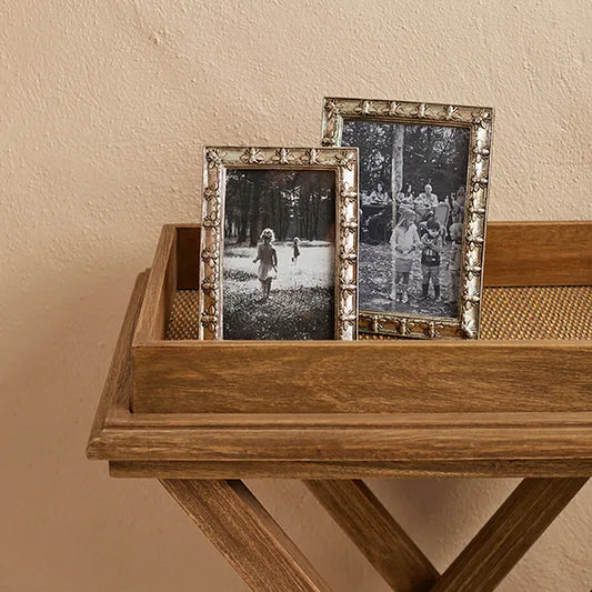Bee Photo frame Silver