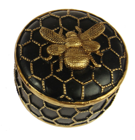 Bee Trinket Dish | Black & Gold