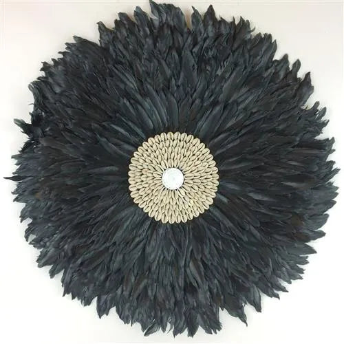 Feather Juju Hat | Black