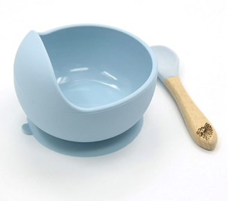 Silicone suction bowl