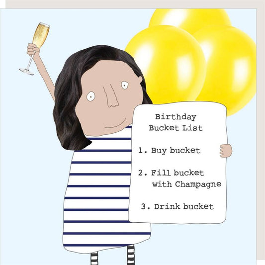 Rosie Made A Thing - Bucket List - Birthday Card