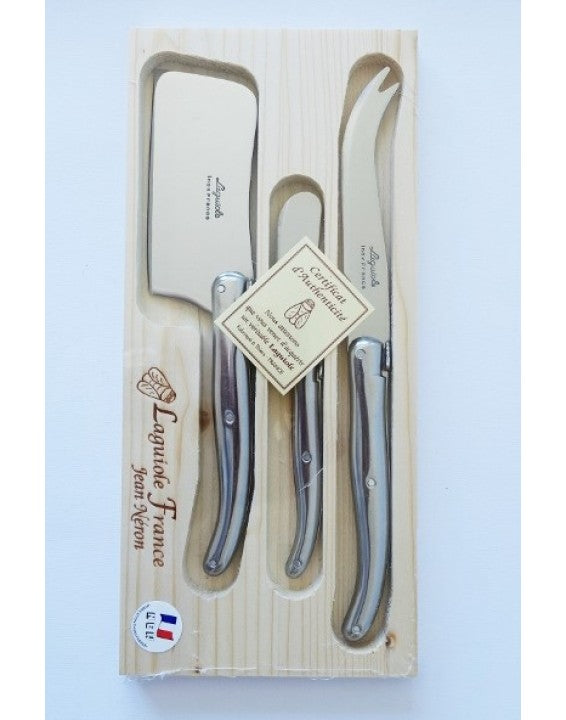 Laguiole Cheese Set Full Stainless Steel | 3 Piece