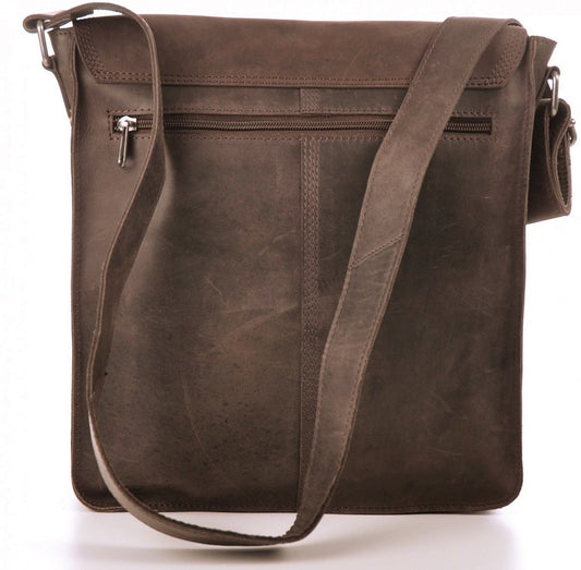 Cherokee Leather Satchel Bag - Tobacco