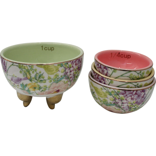 Spring Floral Measuring Cups