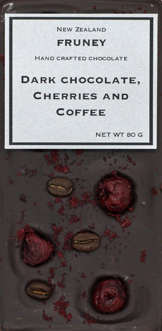 Fruney Chocolate | Dark chocolate, Cherries & Coffee