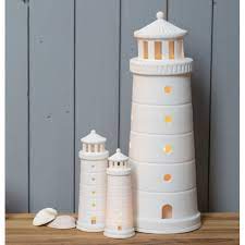 Räder - XL Grande - Porcelain Tealight Lighthouse