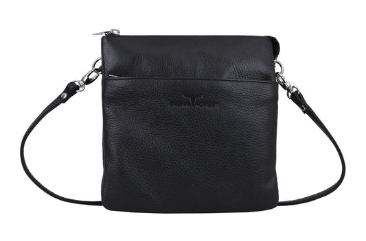 Eva Small Square Leather Sling | Rambler Black