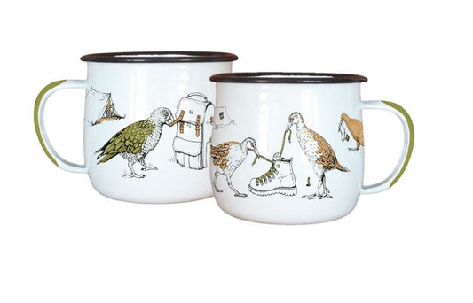 Wolfkamp & Stone - Birds - Enamel Mug