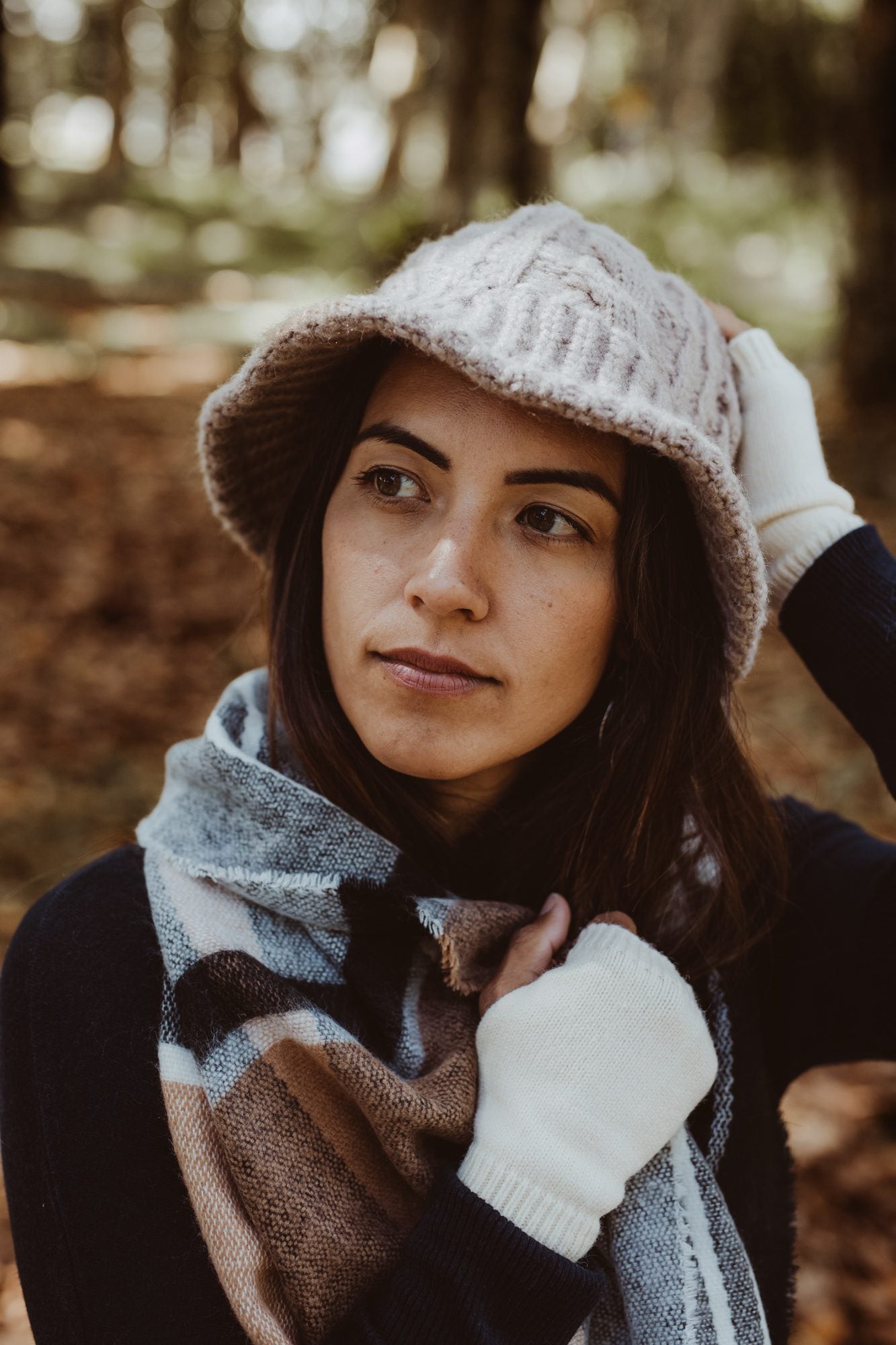 Plain Fingerless Gloves