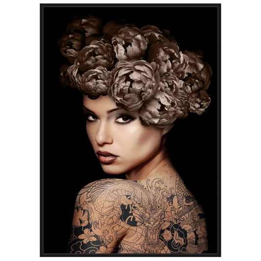 Tattooed Woman Print