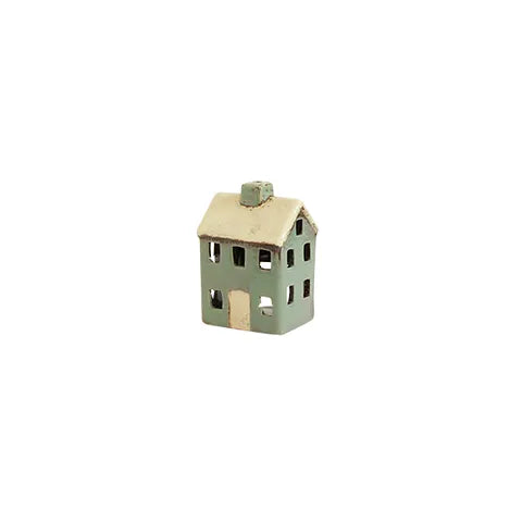 Petite Tea Light House | Light Blue
