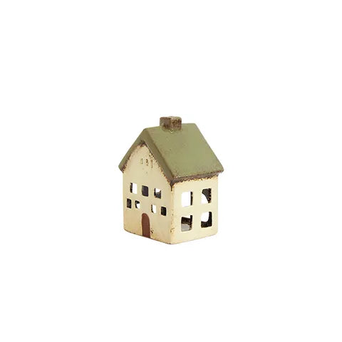 Alsace Tealight Villa Olive Green