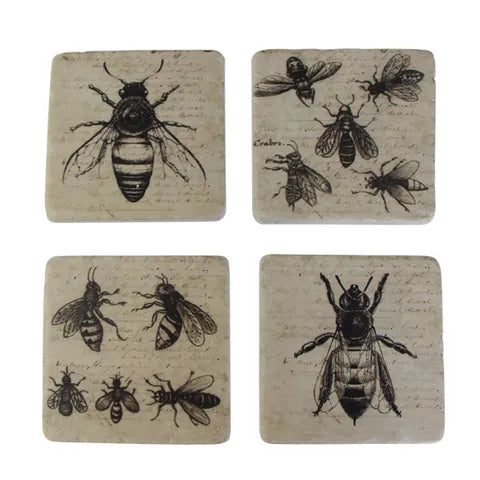 Bee Coasters S/4