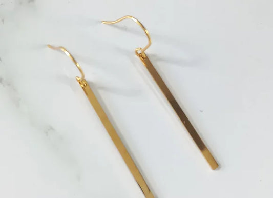 Bar Earring | Gold