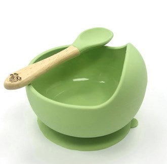Silicone suction bowl