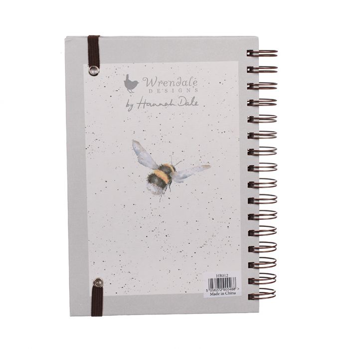 Wrendale Spiral Notebook | Bumblebee