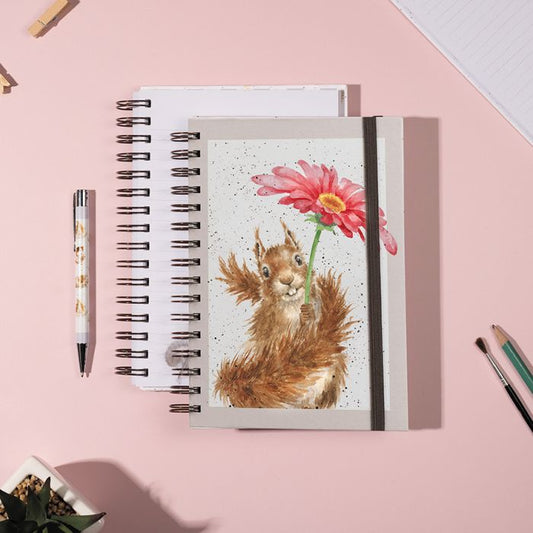 Wrendale Spiral Notebook | Squirrel