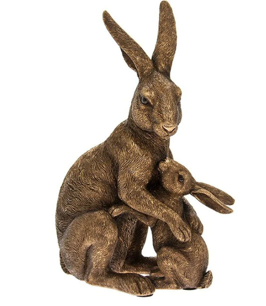Large Hare & Baby