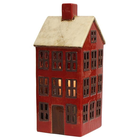 Grande Chalet Red Tea Light House