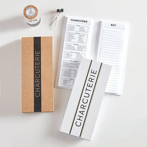 Charcuterie List Pad - White