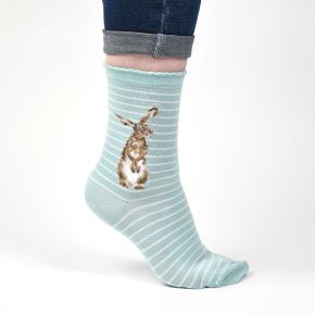'Hare & the Bee' Socks