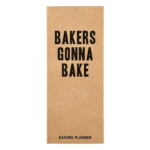 Baking Planner - Bakers Gonna Bake