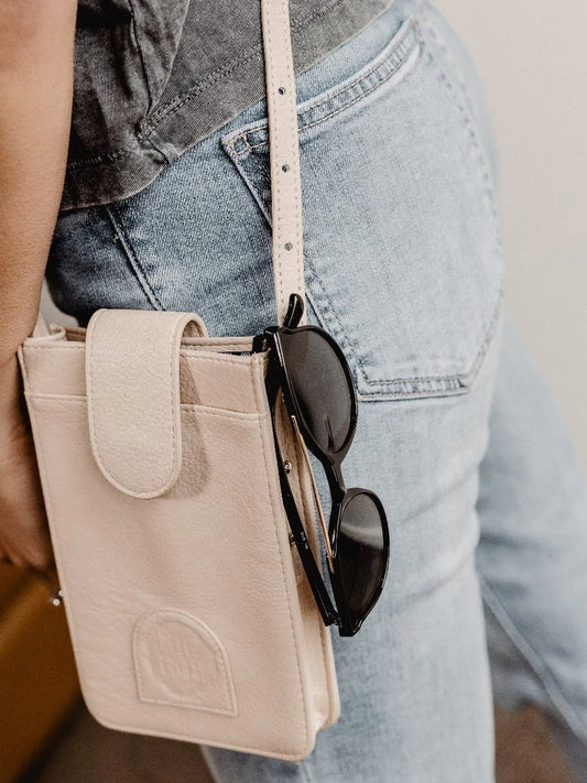 Izzy Phone Bag - Blush / Cream