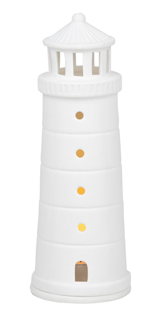 Räder - Beyond The Sea Medium - Porcelain Tealight Lighthouse
