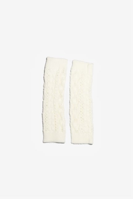 Lina Fingerless Gloves Cream