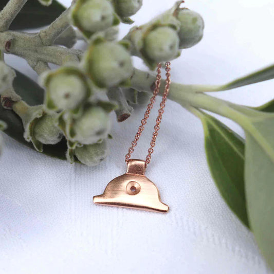 Shepherds Whistle Necklace | Rose Gold