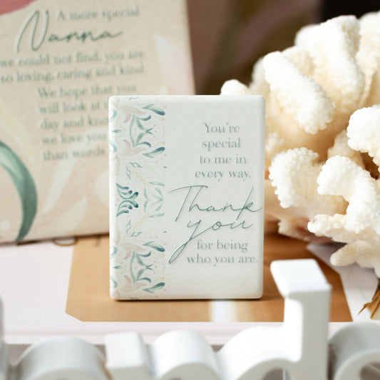 Modern Oasis Thank You Ceramic Magnet