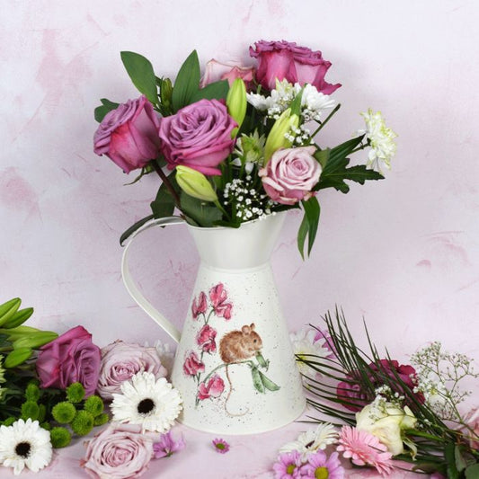 Wrendale Flower Jug | The Pea Thief Mouse