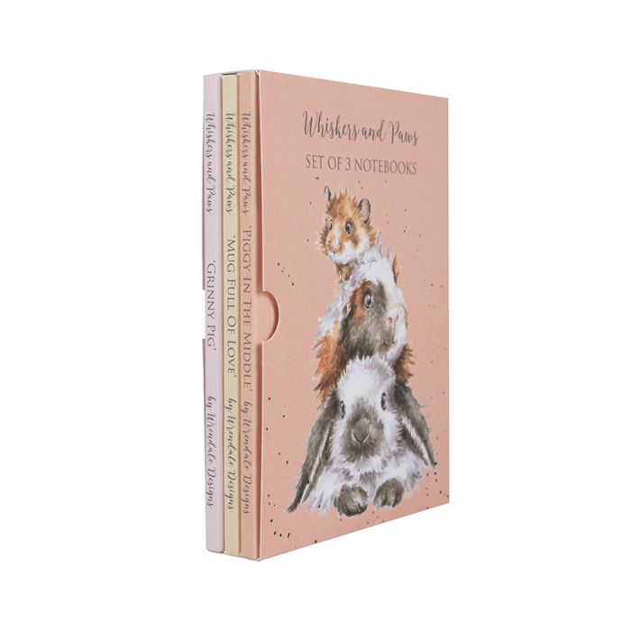 Wrendale Notebooks S/3 | Whiskers & Paws