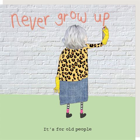 Rosie Card | Never Grow Up