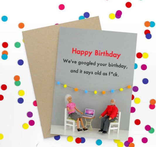 Card - Old As F*ck
