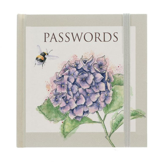 Wrendale Password Book | Hydrangea Bee
